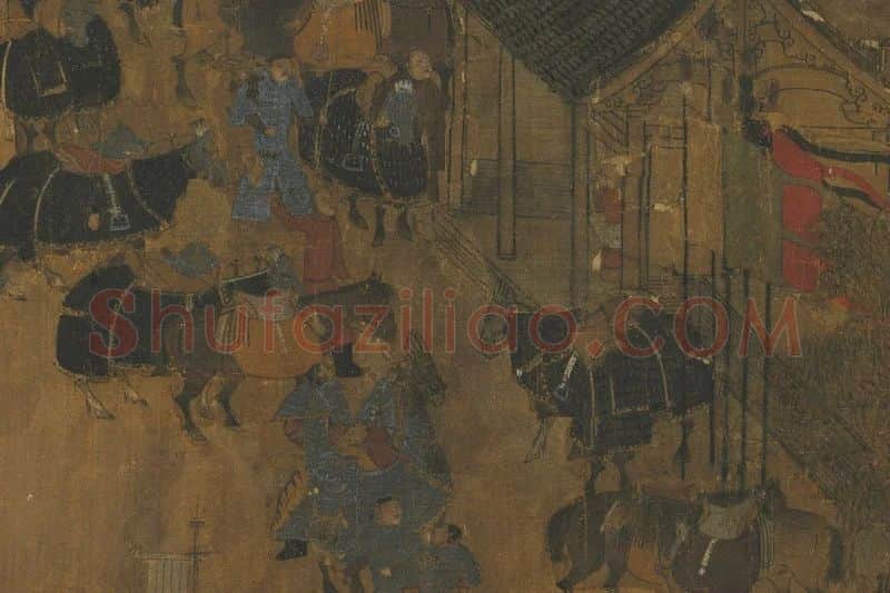 文姬归汉图册局部 (2)