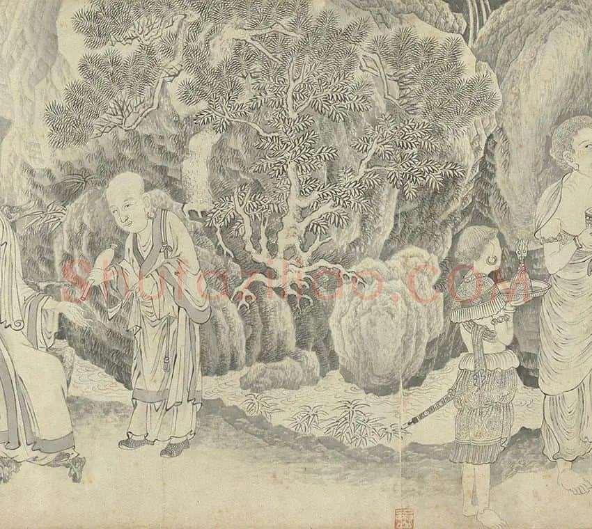 丁云鹏《十六应真》卷_08