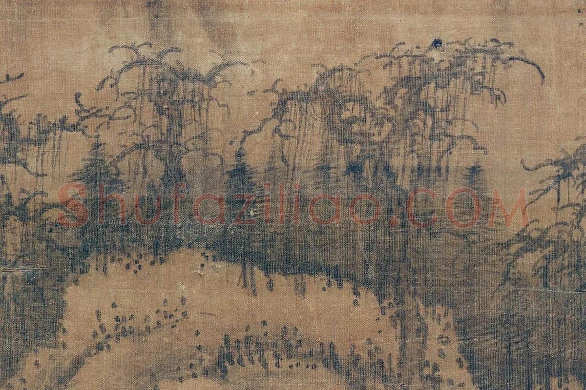 郭熙关山春雪图高清大图局部 (7)