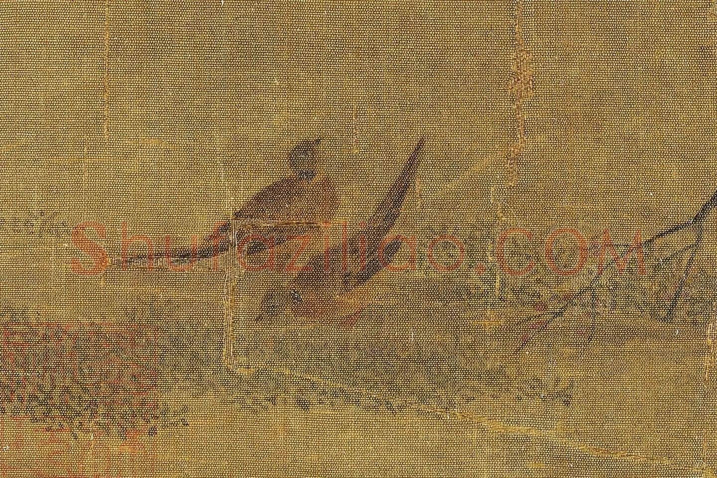惠崇《秋野盘雕》高清大图局部 (1)