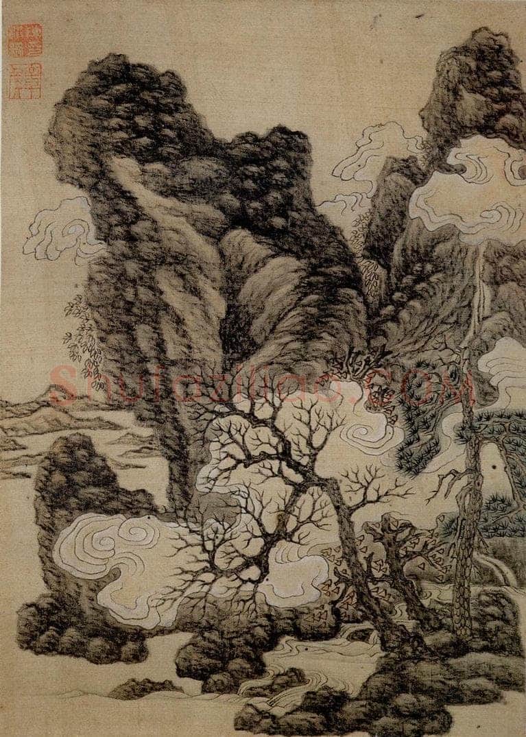 1651 陈洪绶 《杂画册》 书画作品
