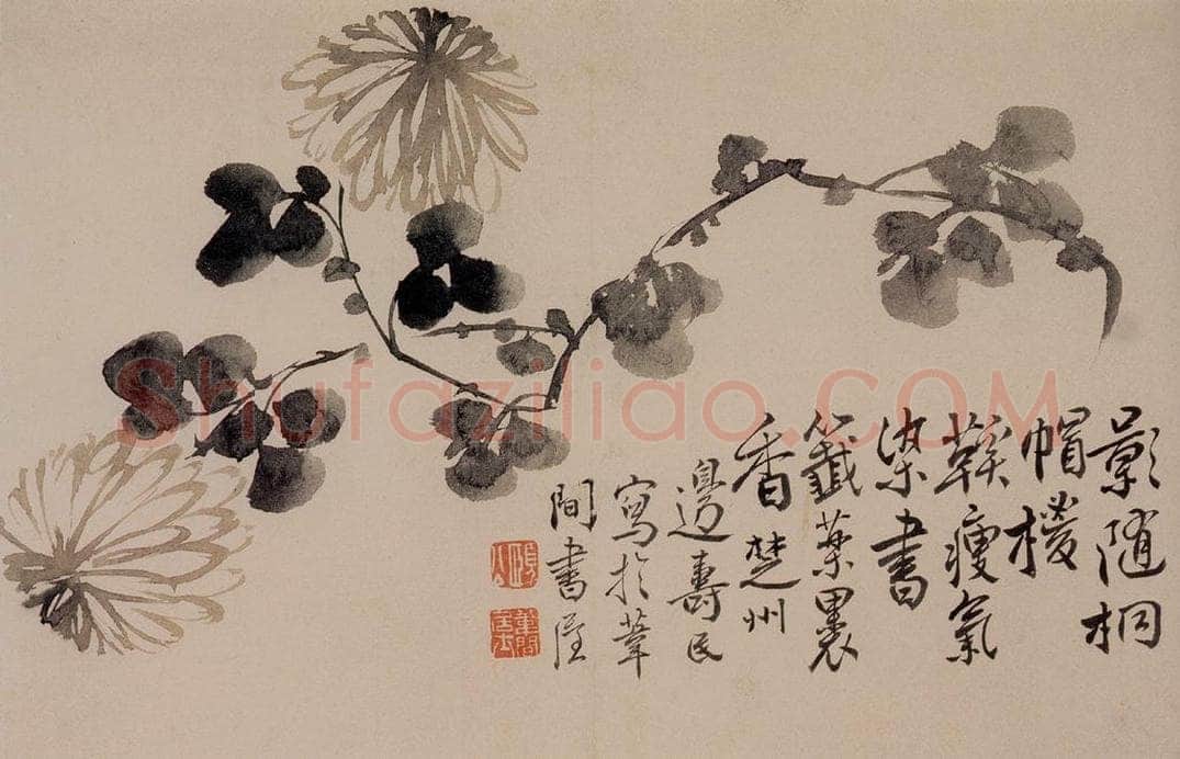 1751年 边寿民 《花卉芦雁册》 书画作品