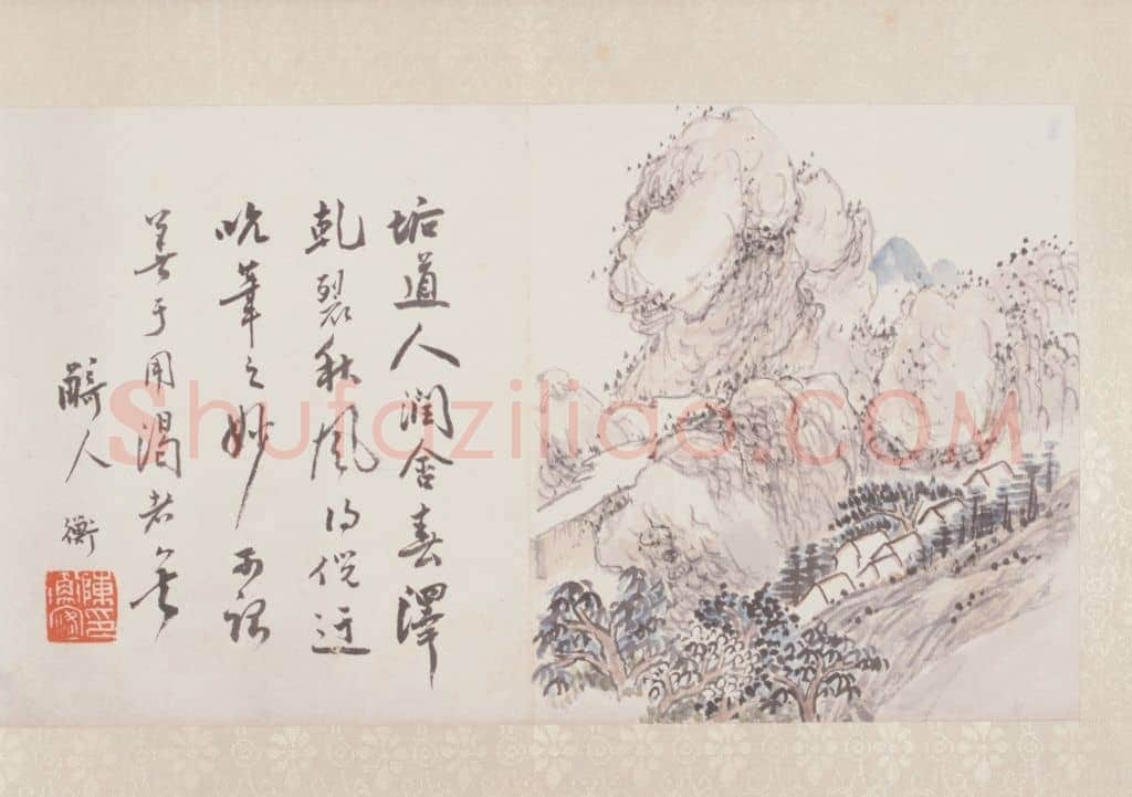 陈师曾山水花卉图册 | 故宫绘画藏品
