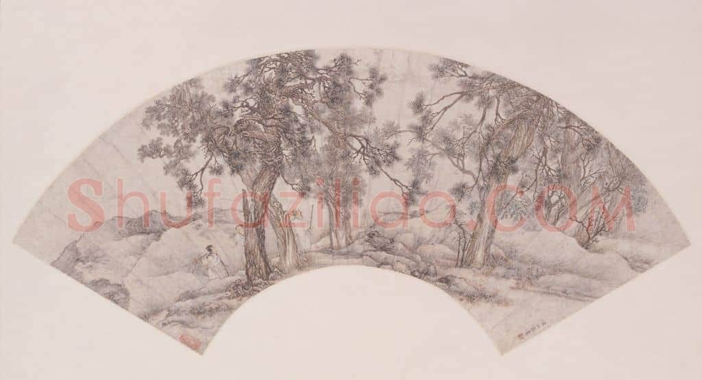 陈枚人物山水图扇页 | 故宫绘画藏品