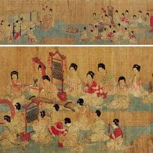 周文矩《合乐图》卷