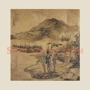汪昻仿董源山水
