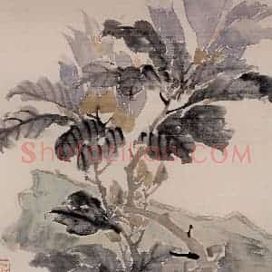 清代 任颐《花鸟图册》国画花鸟作品图片赏析