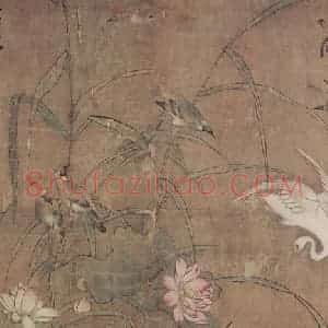 明代 吕纪《花鸟屏》国画花鸟作品图片赏析
