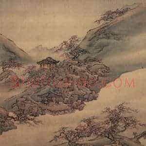清代 袁耀《扬州四景》国画山水作品图片赏析