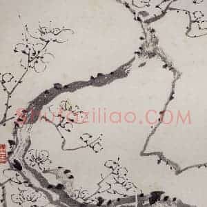 清代 罗聘《梅花册》国画花鸟作品图片赏析