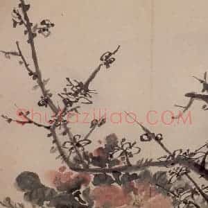 清代 高凤翰《书画册》国画花鸟作品图片赏析