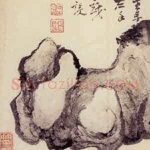 清代 高凤翰《花卉册》国画花鸟作品图片赏析