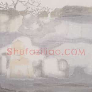2002年 田黎明《高士夏凉》国画人物作品图片赏析