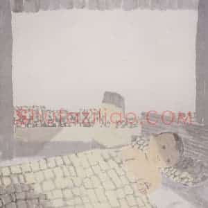 2001年 田黎明《都市之夜》国画人物作品图片赏析