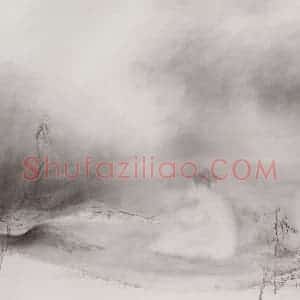 1987年 田黎明《寂》国画人物作品图片赏析