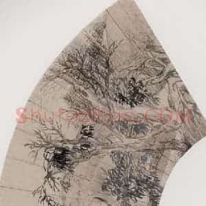 1883年 任伯年《人物花鸟扇面册》国画人物写意作品图片赏析