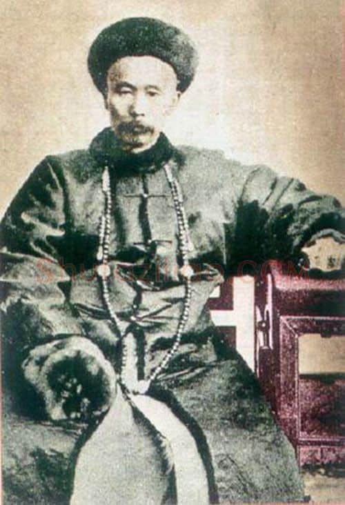清代书法家左宗棠画像简介,左宗棠书法作品图片