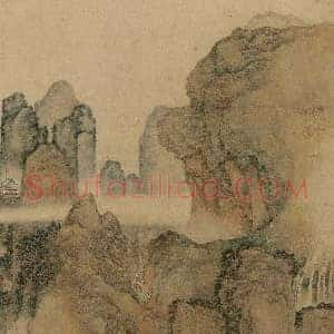 吴彬《吴彬明皇幸蜀图》明代书画作品图片赏析