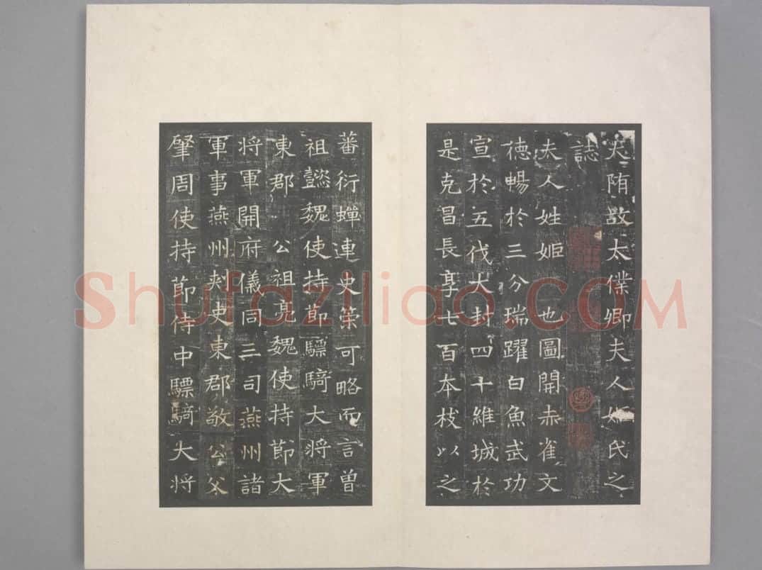 太仆卿元公夫人姬氏合志 | 故宫铭刻类藏品