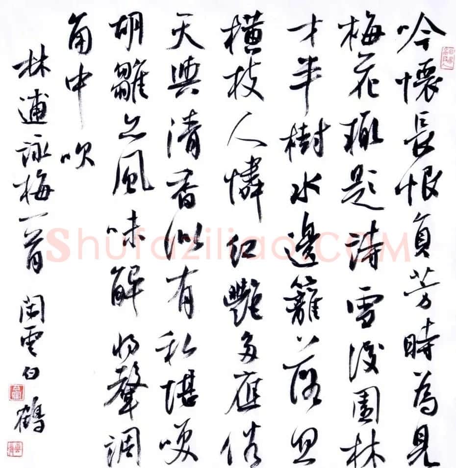 青年艺术家白鹤书法作品欣赏 | 书法作品鉴赏