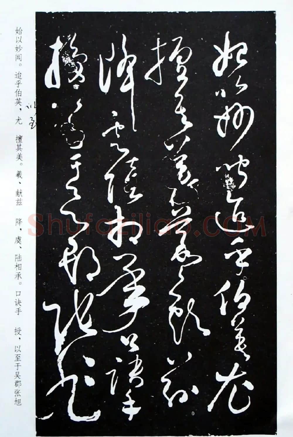 《怀素草书自叙帖》蜀中石氏藏本 | 毛笔草书字帖