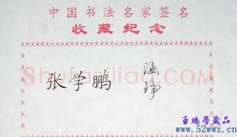 张学鹏书法签名欣赏 | 名家书法作品精选
