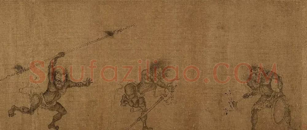 颜庚《钟馗嫁妹图》和《钟馗雨夜出游图》 | 传世书法作品赏析