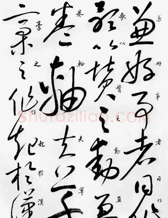 启功草书临唐怀素自叙帖 | 软笔草书字帖