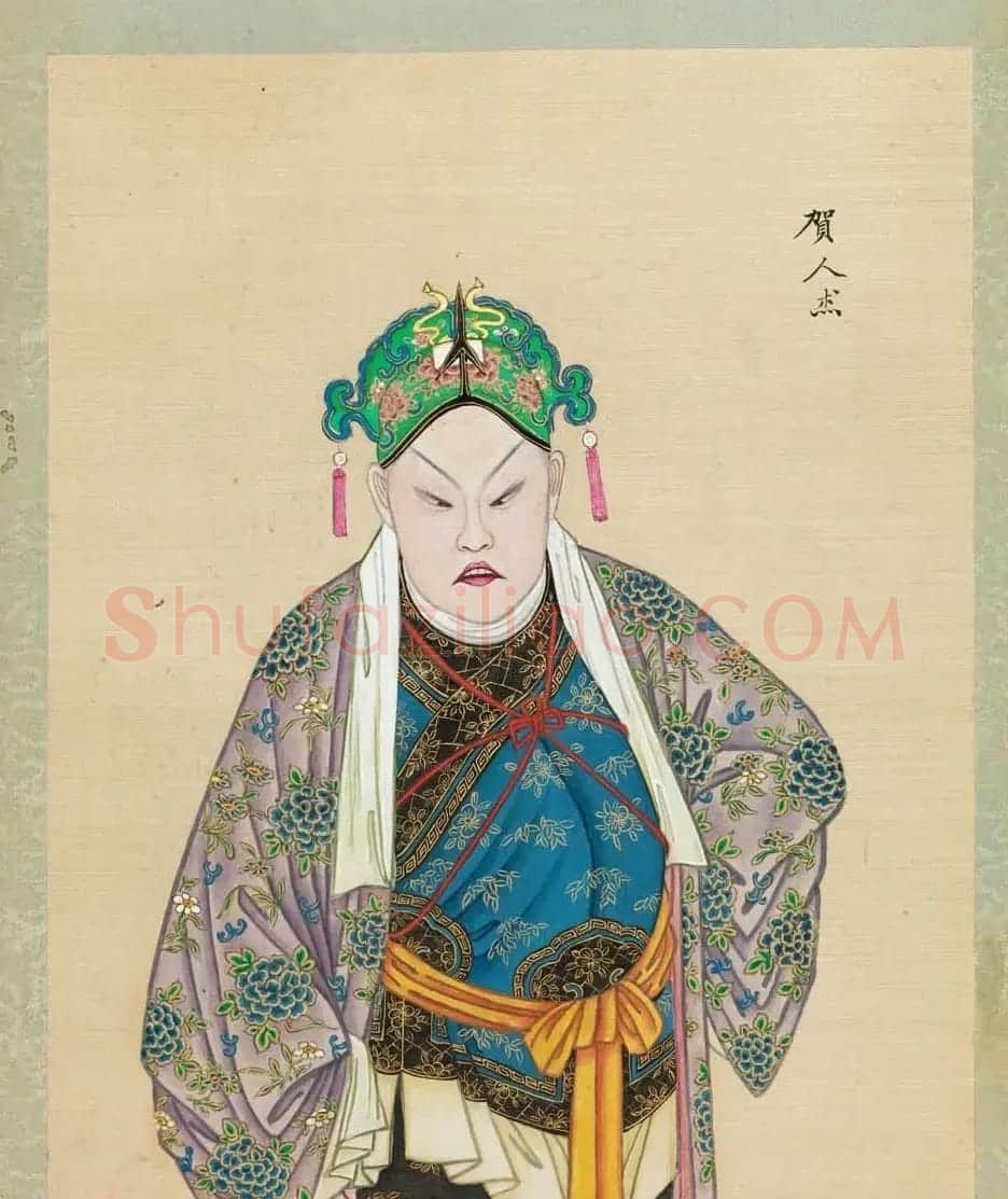 清代彩绘册页《戏曲人物百图》美国大都会博物馆藏 | 传世书法作品赏析