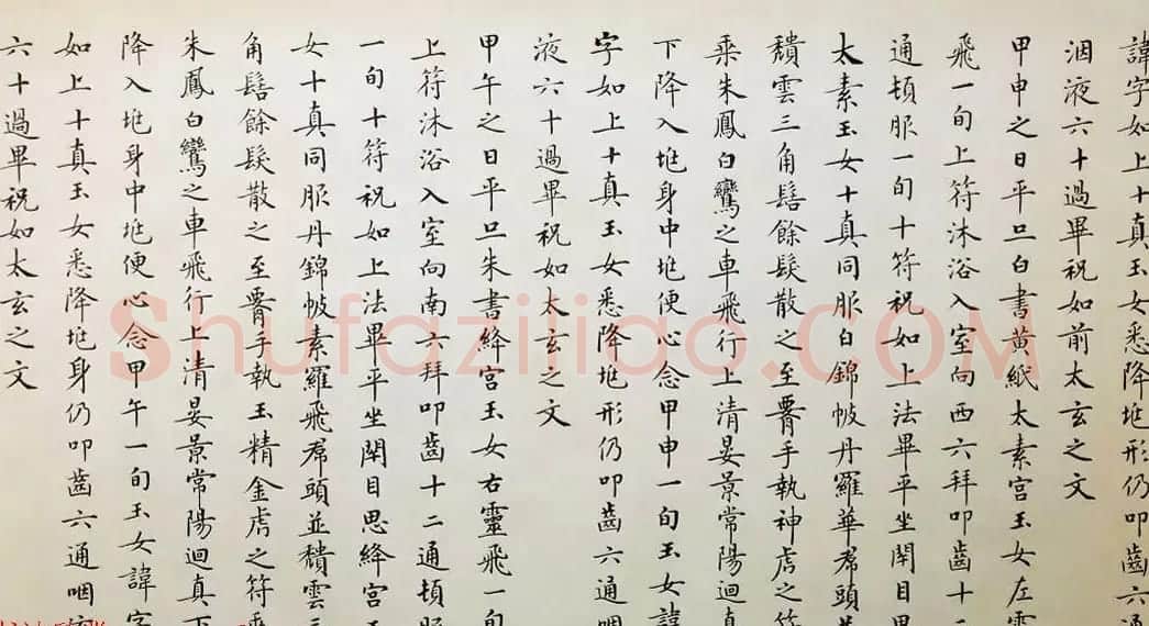 著名书法家卢中南2011年临写《灵飞经》 | 毛笔书法作品