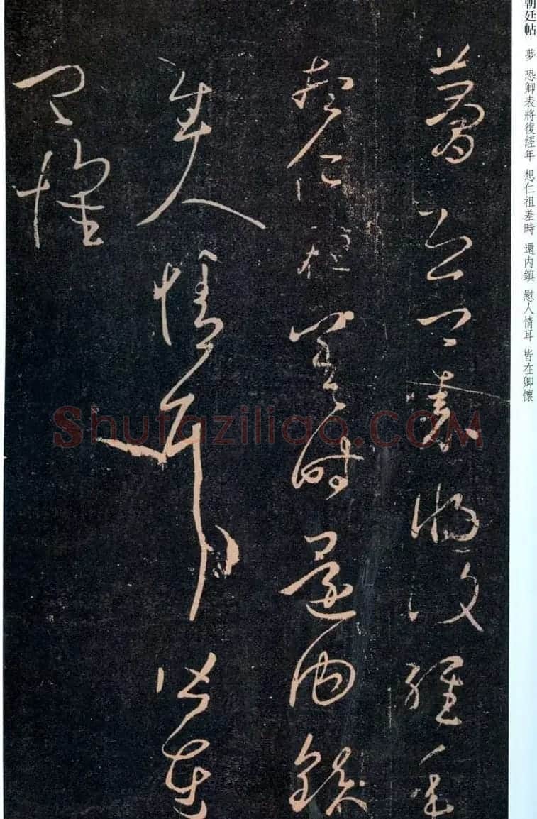 王羲之草书欣赏《朝廷帖》附释文 | 名家书法作品赏析
