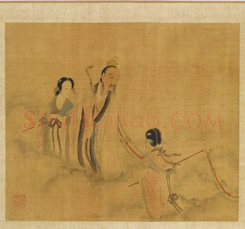 赵孟頫丹青欣赏《赵松雪九歌图》美国弗利尔美术馆藏 | 传世书法作品鉴赏