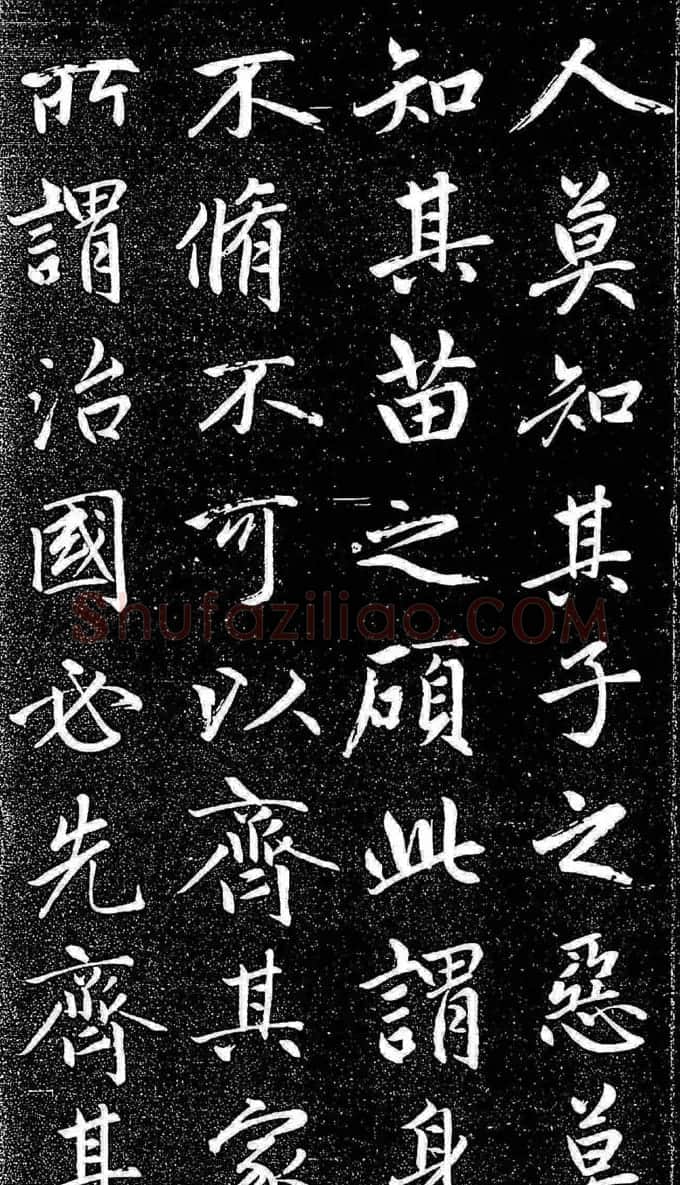 赵孟頫行楷字帖《松雪斋法书-大学》 | 软笔行书字帖