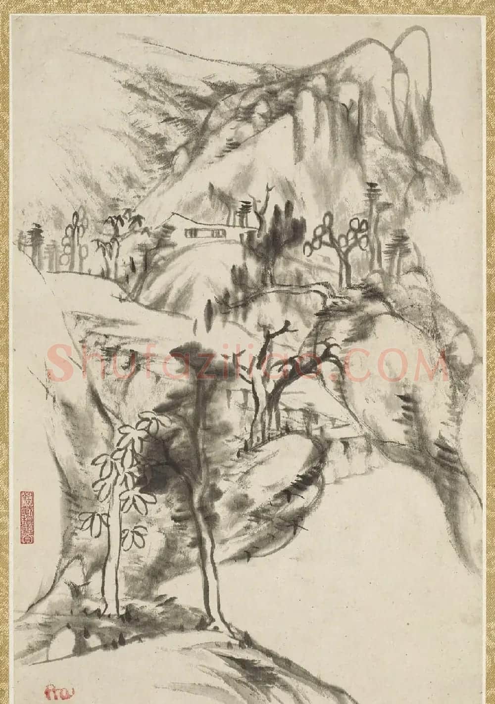 朱耷字画欣赏《八大山人诗画册》 | 传世书法作品精选