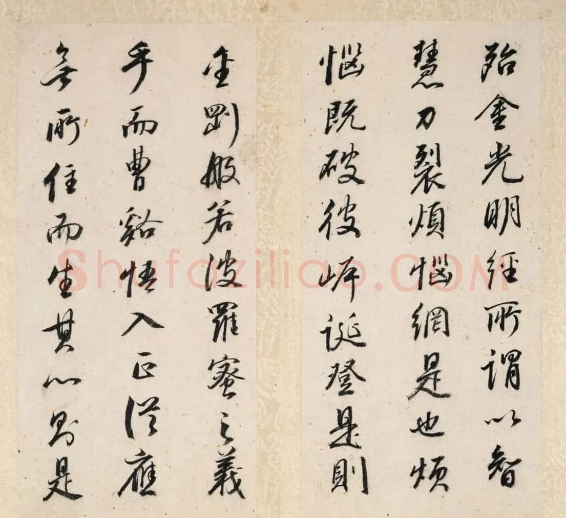 张即之61岁书法《宋张温夫书金刚经》附题跋 | 软笔书法作品