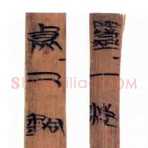 先秦 小众书体信阳楚简