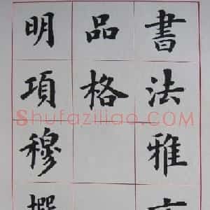 卢中南楷书册页《书法雅言》