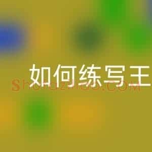 如何练写王羲之的书法