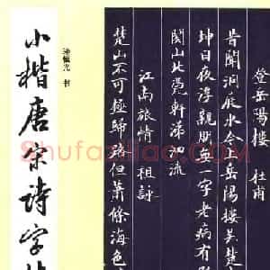 骆恒光小楷欣赏《唐宋诗字帖》