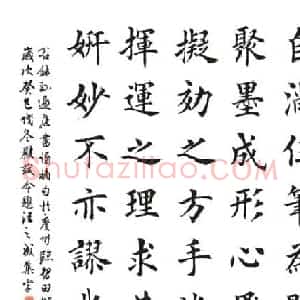 田英章书法竞赛书写内容《书谱》选摘