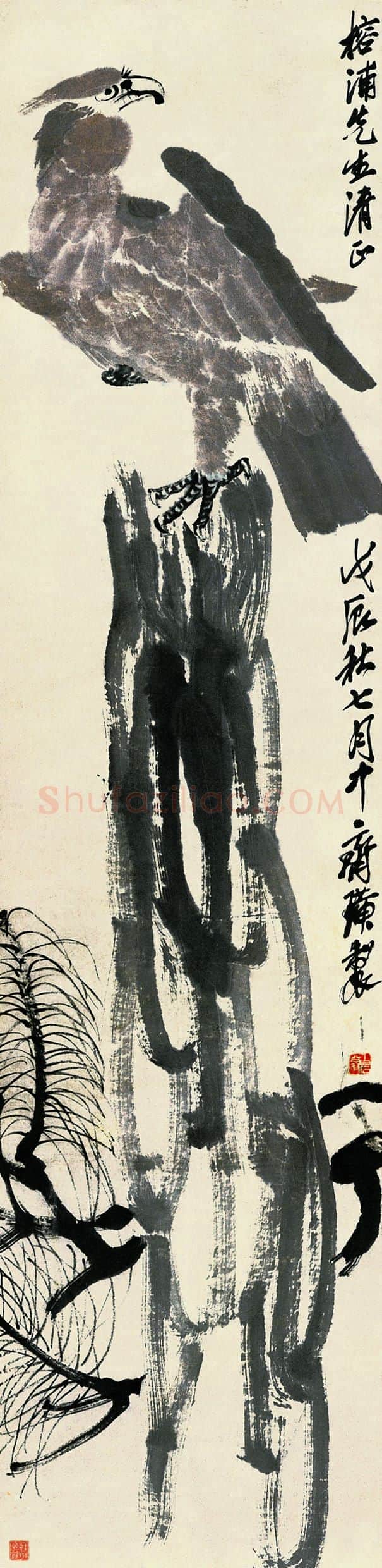 齐白石 鸟瞰