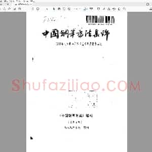 中国钢笔书法集锦.pdf