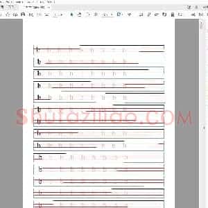 硬笔书法 拼音字母 临摹字帖.pdf