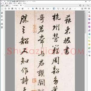 明 董其昌 临苏东坡书