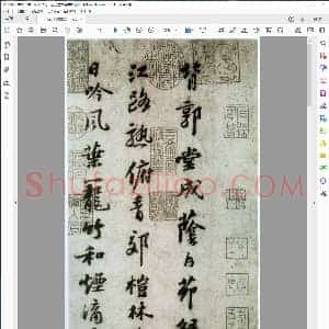 宋 苏轼行书杜甫桤木诗卷帖
