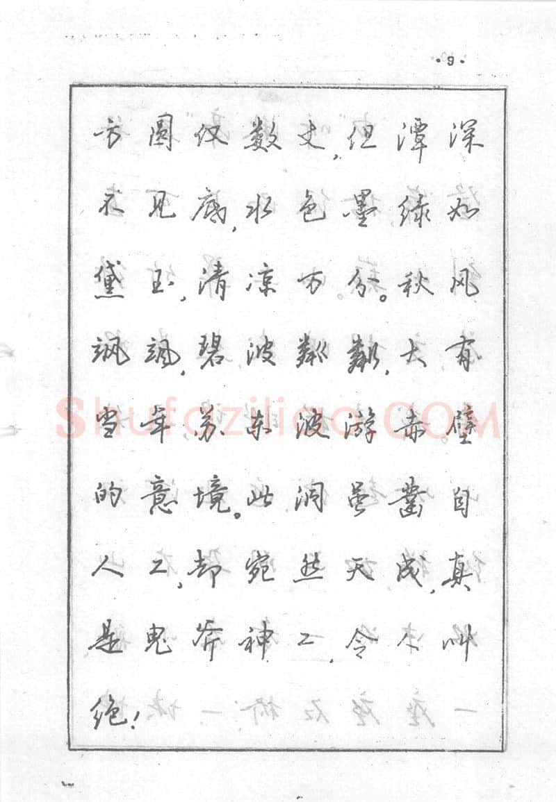 沈鸿根硬笔行书字帖,摘自沈鸿根 (江鸟)《钢笔行书横写字帖》( 完整版 )