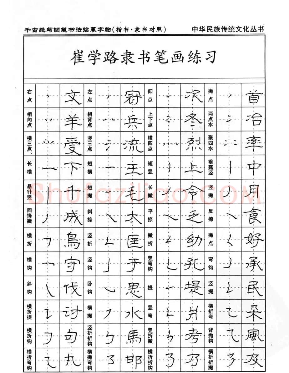钢笔书法临摹字帖楷书隶书对照千古绝句 | 钢笔书法字帖