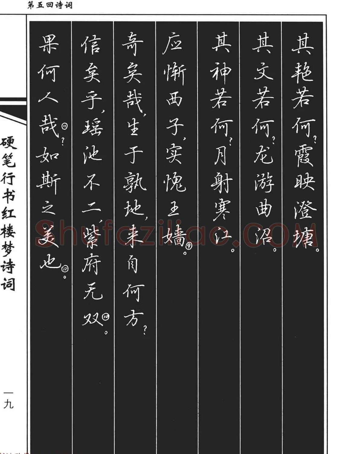 吴玉生钢笔字帖欣赏《硬笔行书红楼梦诗词》 | 硬笔书法字帖