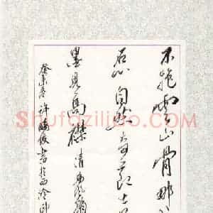 许晓俊 硬笔行草作品《高凤翰诗》图片欣赏