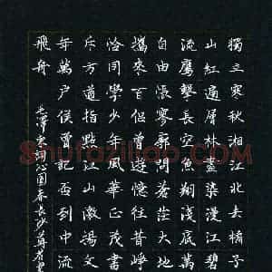 华苒君(少儿组 15岁 优秀奖)硬笔书法大赛 获奖作品图片欣赏